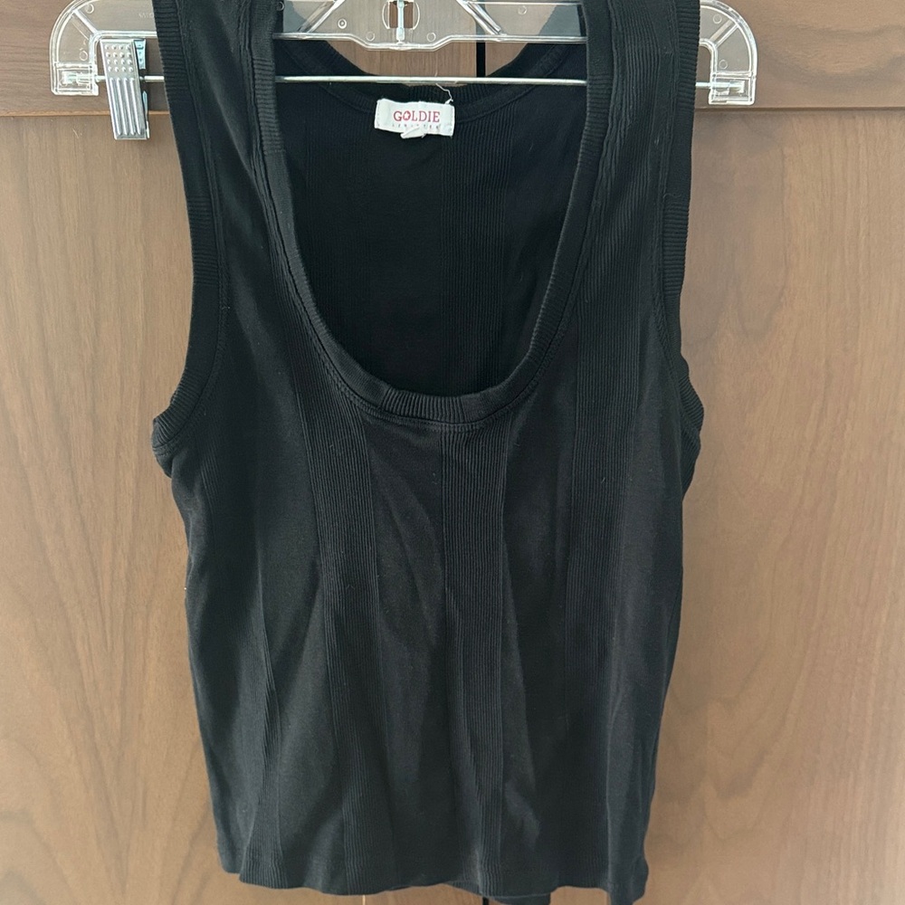 Goldie Classic Black Tank Top